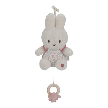 Little Dutch Miffy Fluffy Lucky Blossom Music Box jucărie suspendabilă contrastantă cu melodie - imagine 2